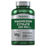 Piping Rock Magnesium Citrate 400 mg, 200 Ct