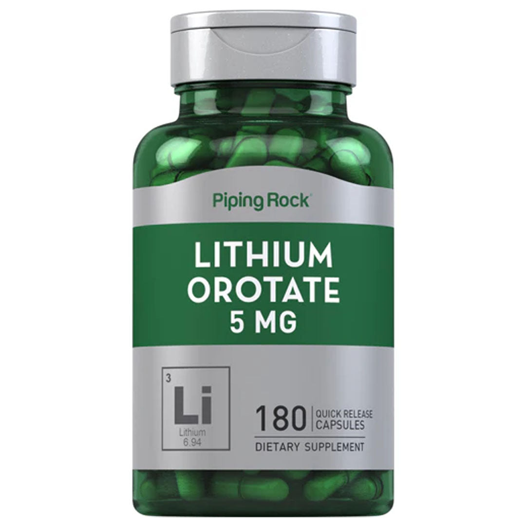 Piping Rock Lithium Orotate 5mg