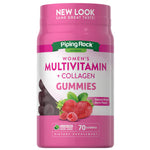 Piping Rock Women's Multivitamin + Collagen Gummies