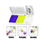 Pocket Pill Box with Pill Cutter