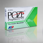Poze (Pioglitazone HCI) 30 mg, 14 Ct - AGP