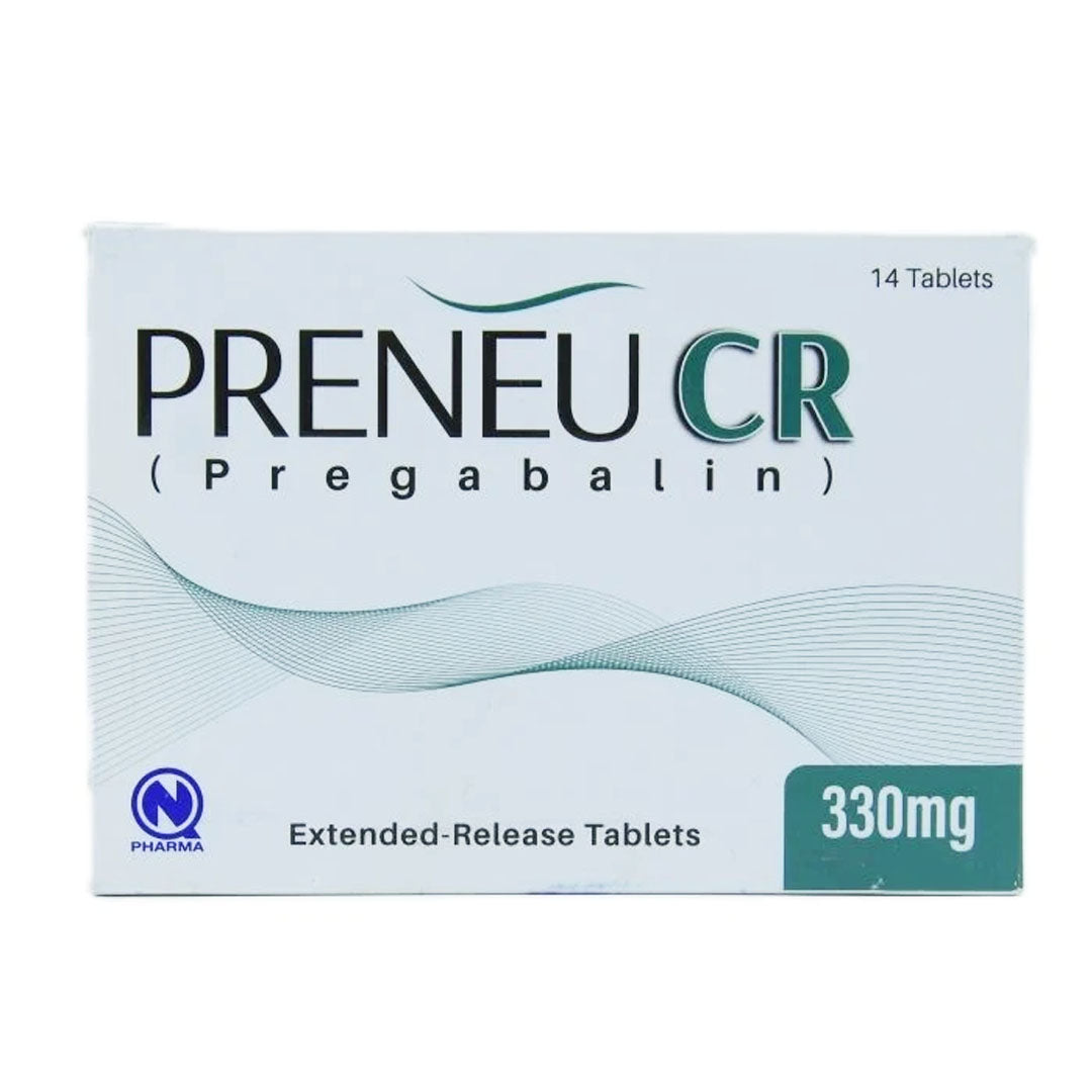 Preneu CR (Pregabalin) 330mg, 14 Ct - Nabiqasim
