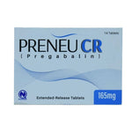 Preneu CR Pregabalin Tablet 165mg, 14 Ct
