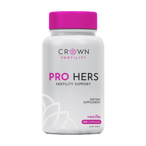 Crown Fertility Pro Hers Fertility Support Capsules, 120 Ct