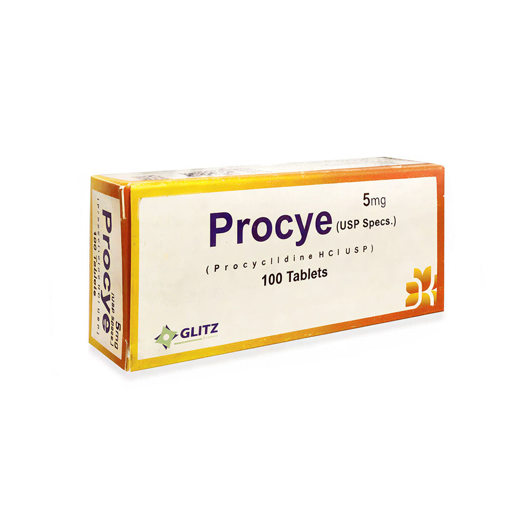 Procye (Procyclidine) 5mg, 100 Ct - Glitz Pharma
