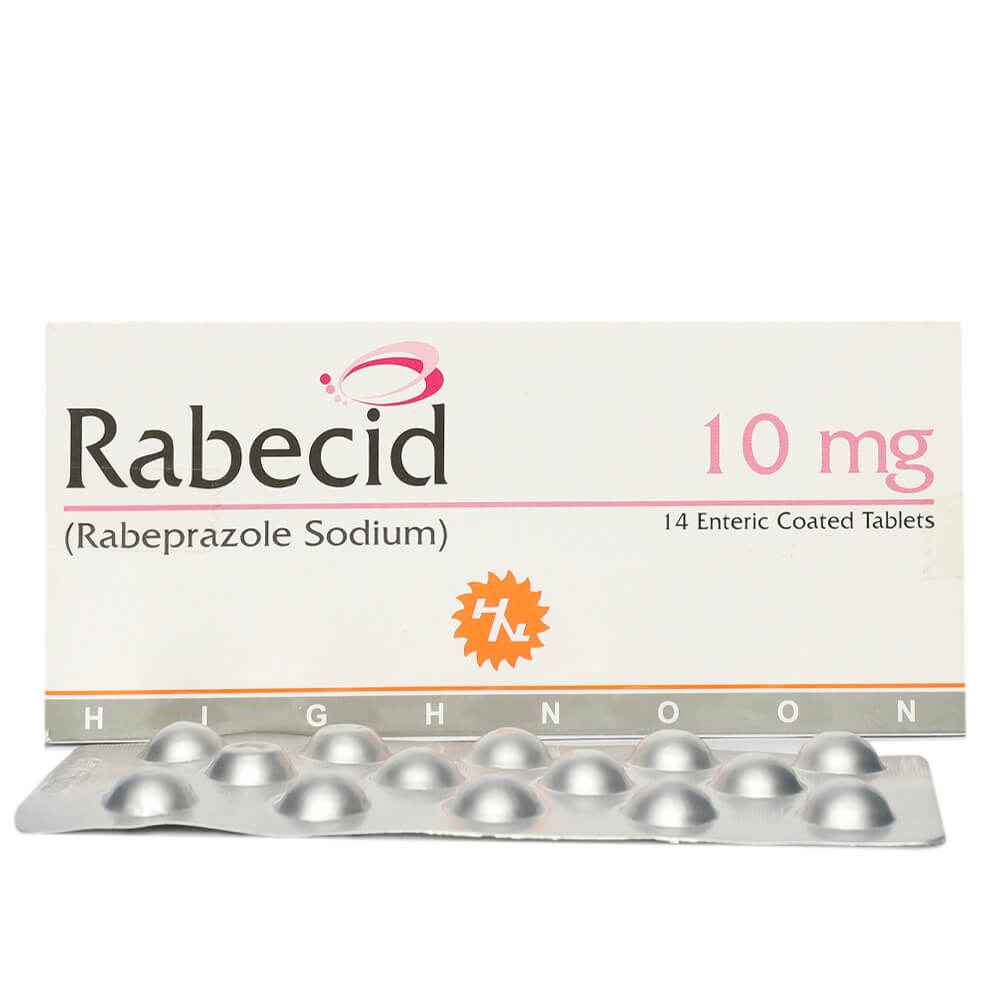 Rabecid (Rabeprazole) 10mg, 14 Ct - Highnoon