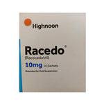 Racedo (Racecadotril) 10mg Granules for Oral Suspension, 16 Ct - Highnoon