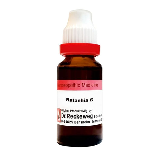 Ratanhia Q Mother Tincture, 20ml - Dr. Reckeweg
