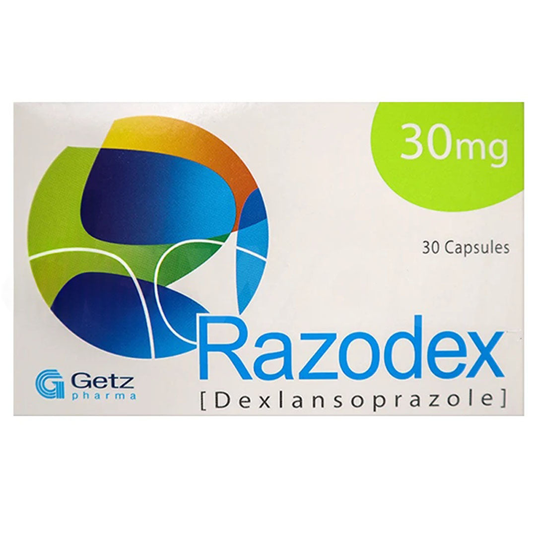 Razodex (Dexlansoprazole) 30mg, 30 Ct - Getz Pharma