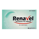 Renavel (Sevelamer HCI) 400mg, 30 Ct - Genome Pharma
