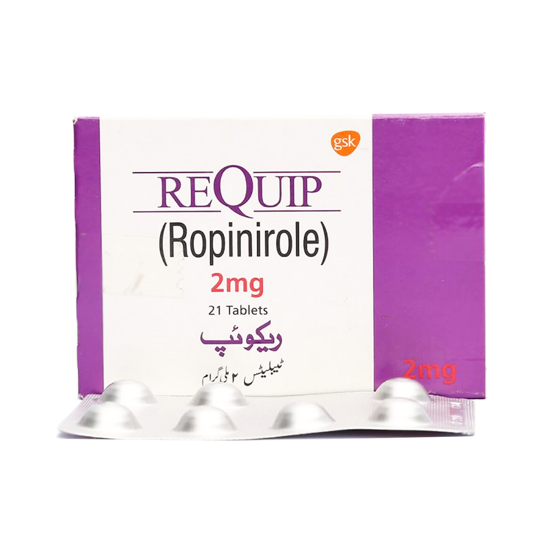 Requip Gsk Requip (Ropinirole) 2mg, 21 Ct by GSK Online in Pakistan | Medicine for ...