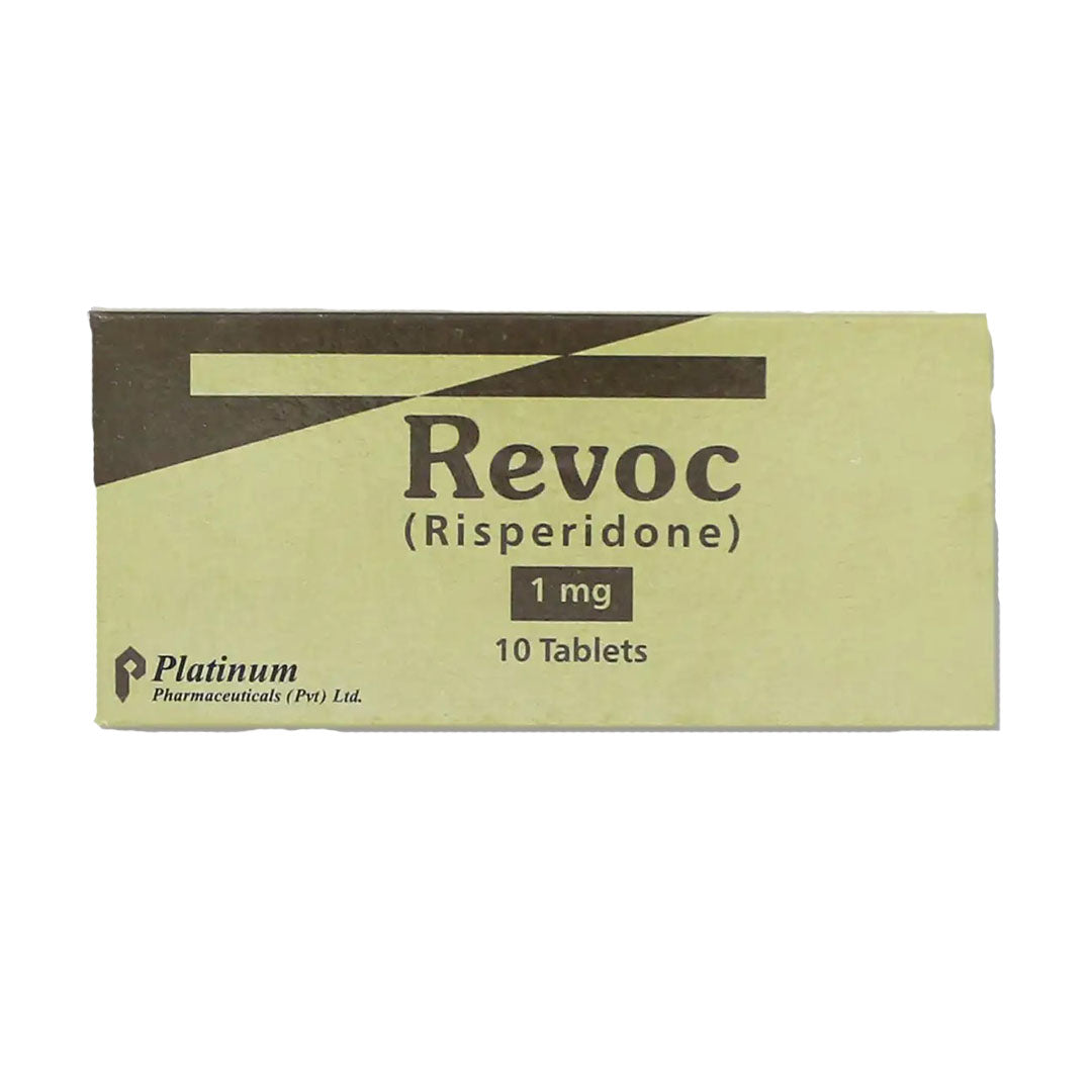 Revoc (Risperidone) 1 mg, 10 Ct - Platinum Pharma