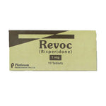 Revoc (Risperidone) 1 mg, 10 Ct - Platinum Pharma