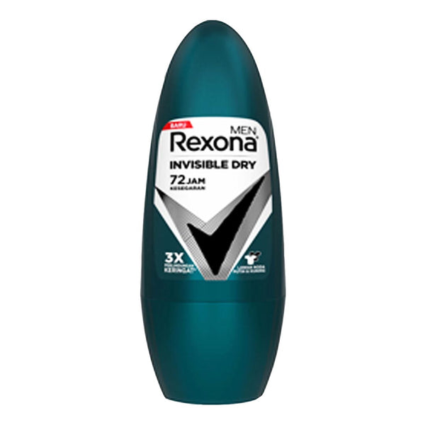 Rexona Men Invisible Dry Anti Stain 72H of Freshness Deodorant Roll-on, 45ml