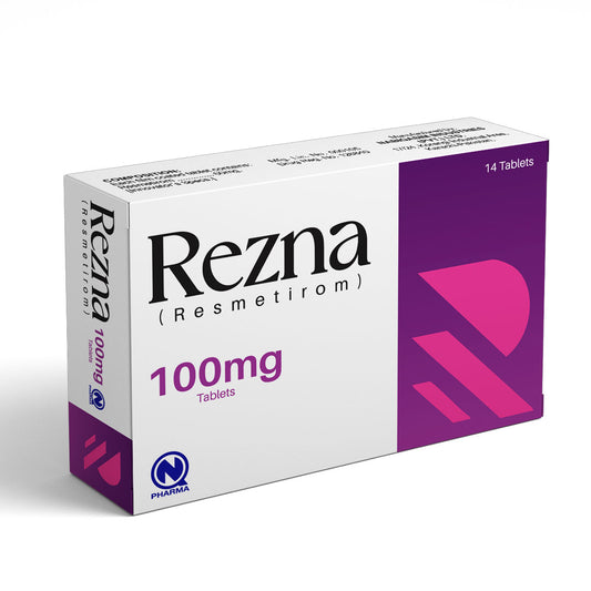 Rezna (Resmetirom) 100mg, 14 Ct - Nabiqasim