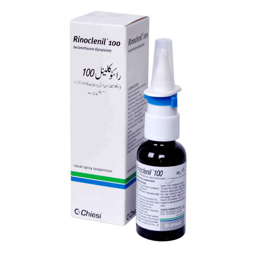 Rinoclenil 100 (Beclomethasone) Nasal Spray, 30ml - Chiesi