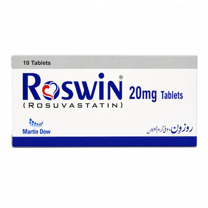 Roswin (Rosuvastatin) Tablets, 10 Ct - Martin Dow
