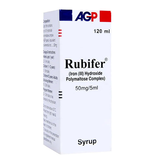 Rubifer Syrup 50mg/5ml, 120 ml - AGP