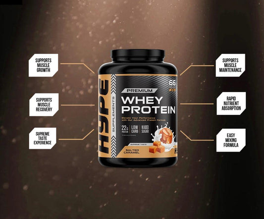 Hype Premium Whey Protein (Salted Caramel), 2 kg