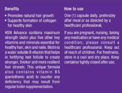 Get Alyve Hair Grow (HSN Advance), 60 Ct