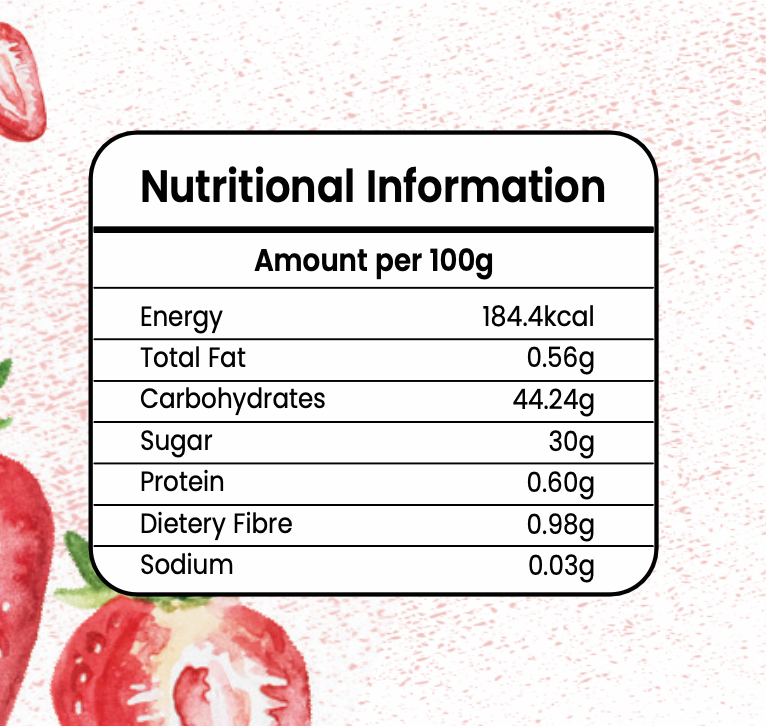 Mamamia Strawberry Spread, 200g