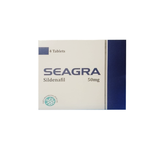 Seagra (Sildenafil) Tablets 50mg, 4 Ct - Cell Laboratories