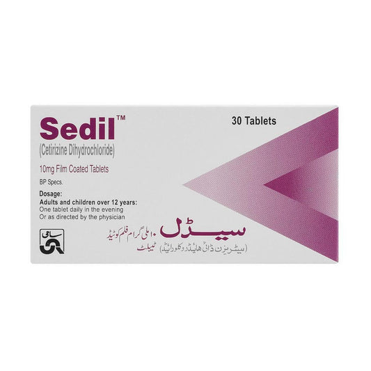 Sedil 10mg, 30 Ct - Sami Pharma