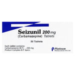 Seizunil (Carbamazepine) 200 mg, 50 Ct - Platinum Pharma