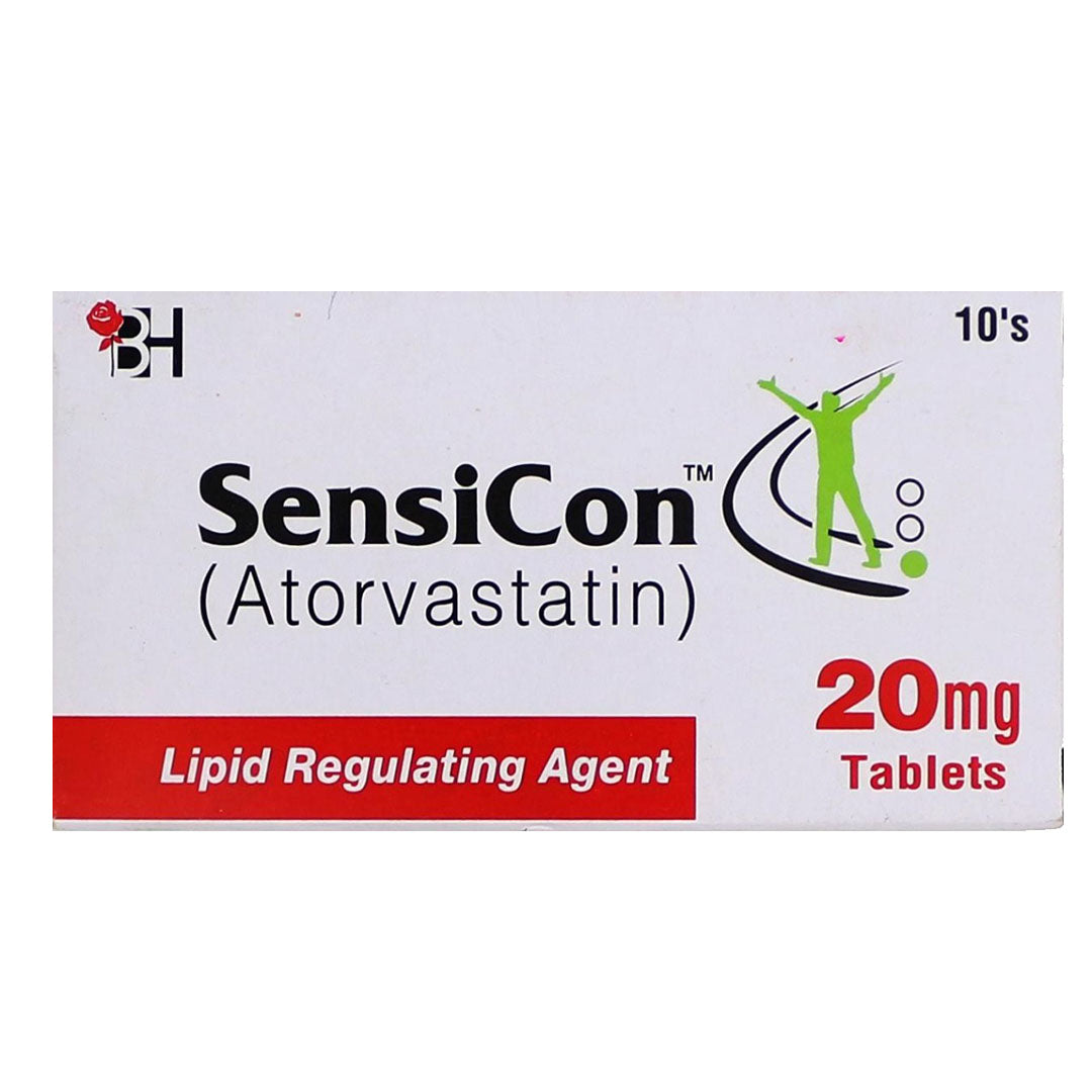 SensiCon (Atorvastatin) 20mg, 10 Ct - Barrett Hodgson