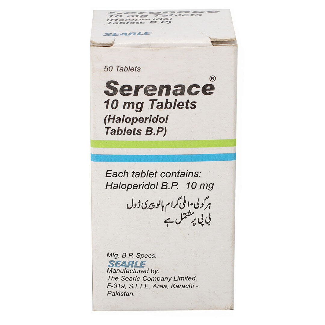 Serenace (Haloperidol) 10mg, 50 Ct - Searle