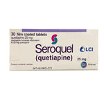 Seroquel Tablets 25mg, 30 Ct - AstraZeneca