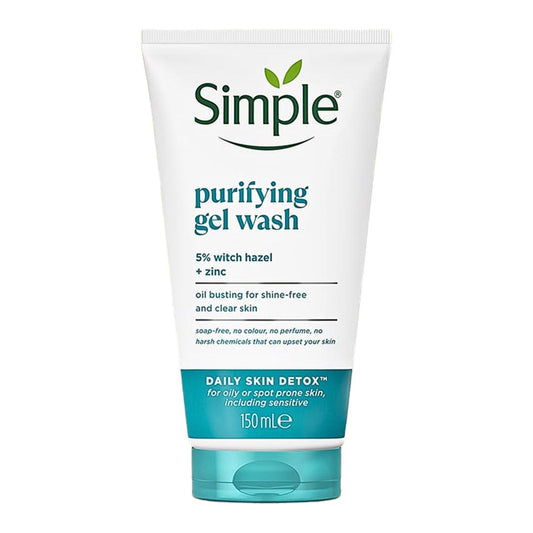 Simple Daily Skin Detox Purifying Gel Wash, 150ml