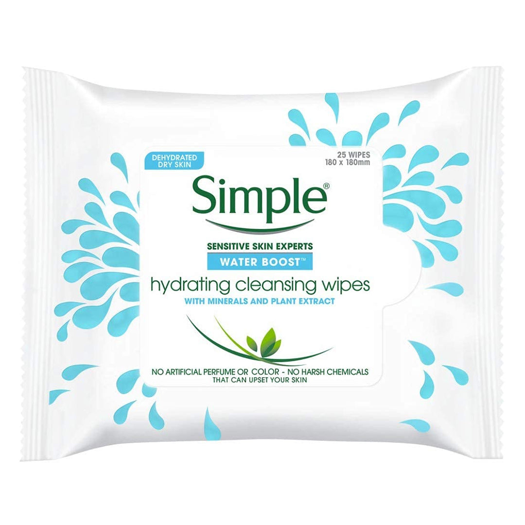 Simple Hydrating Cleansing Wipes (Water Boost)