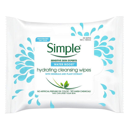 Simple Hydrating Cleansing Wipes (Water Boost)
