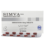 Simva (Simvastatin) 10mg, 20 Ct - Nabiqasim