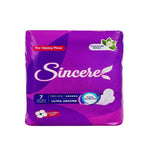 Sincere Ultra Absorb (Extra Long) Sanitary Pads, 7 Ct