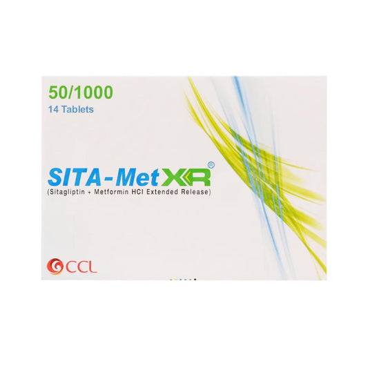 Sita-Met XR 50/1000mg, 14 Ct - CCL