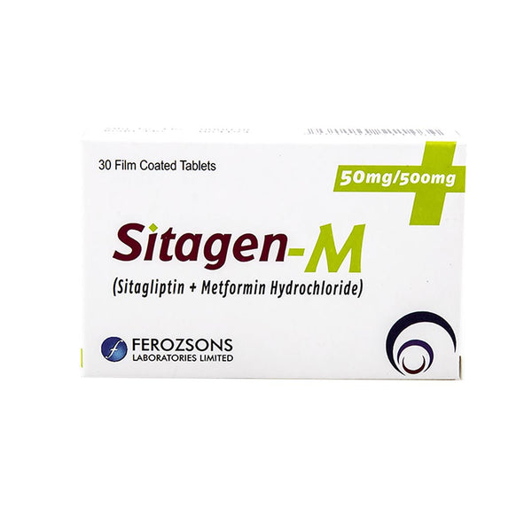 Sitagen-M Tablets 50-500mg Ferozsons