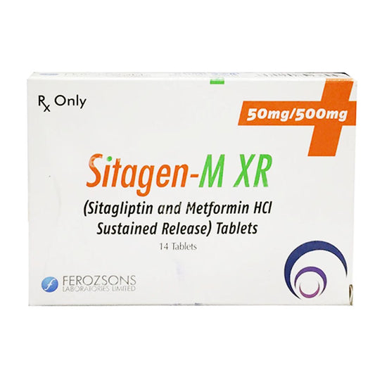 Sitagen-M XR Tablets 50-500mg Ferozsons