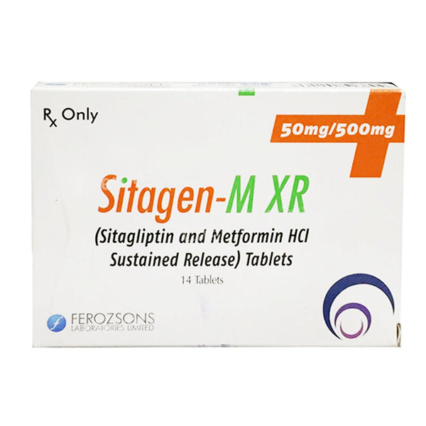 Sitagen-M XR Tablets 50-500mg Ferozsons
