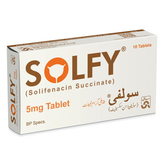 Solfy (Solifenacin) 5 mg, 10 Ct - Sami Pharma