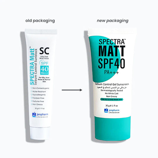 Spectra Matt Sebum Control Sunblock SPF 40, 30g - Jenpharm