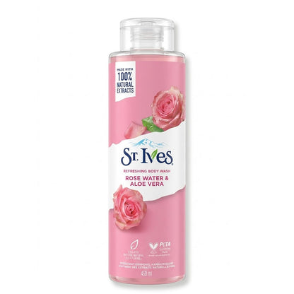 St. Ives Rose Water & Aloe Vera Refreshing Body Wash
