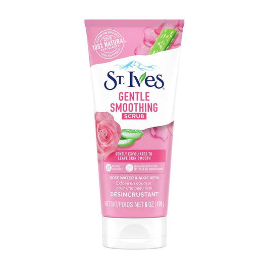 St. Ives Gentle Smoothing Rose Water & Aloe Vera Scrub, 170g