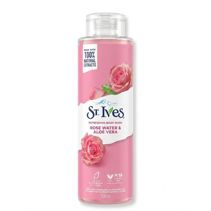St. Ives Rose Water & Aloe Vera Refreshing Body Wash