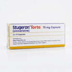 Stugeron Forte (Cinnarizine) 75mg, 20 Ct - Aspin Pharma
