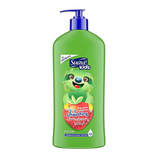 Suave Kids Smoothing Strawberry Blast 2-in-1 Shampoo + Conditioner, 532ml