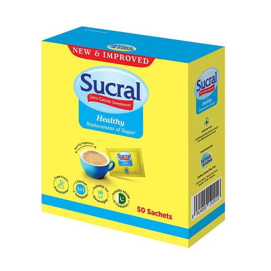 Sucral Sweetener Sachet, 50 Ct
