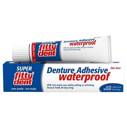 Super FittyDent Denture Adhesive Waterproof Paste