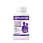 Supplemores Calcium Magnesium Zinc & Vitamin D3+K2, 30 Ct